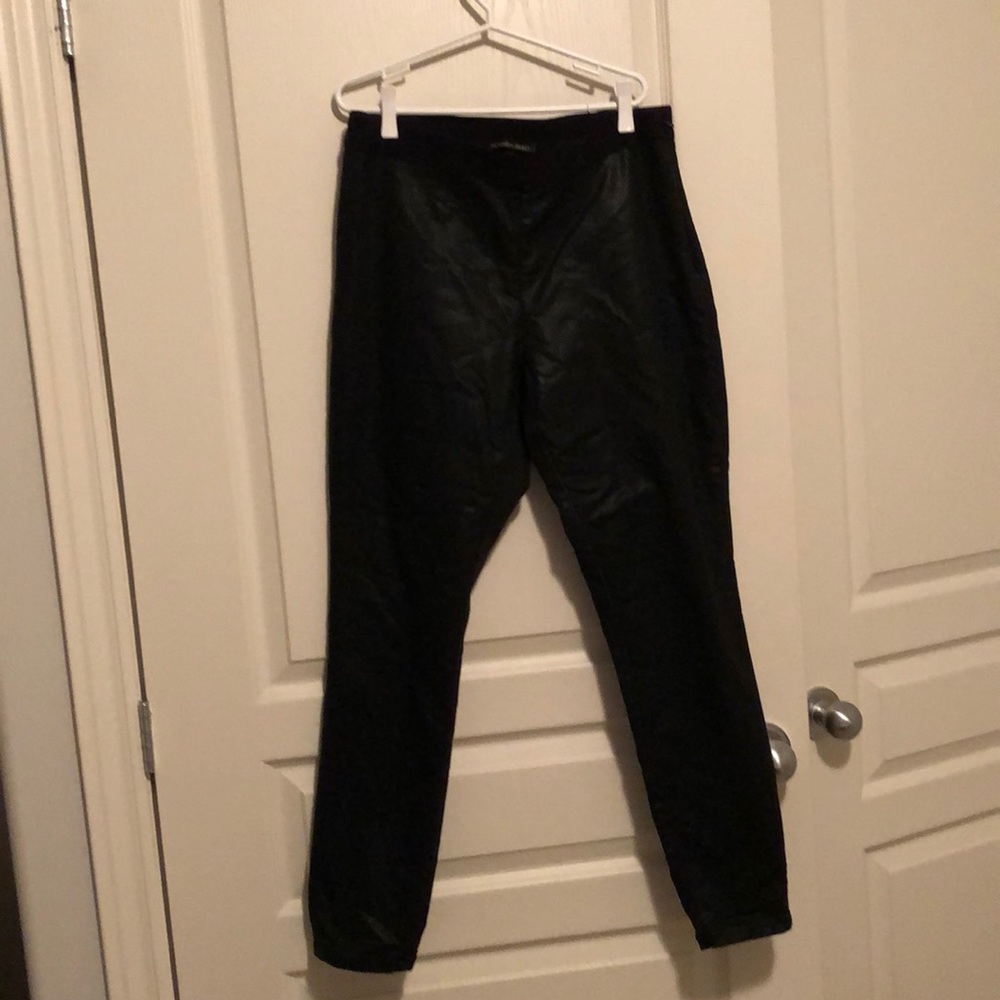 Victoria Secrets, faux leather leggings. Black, size 10.